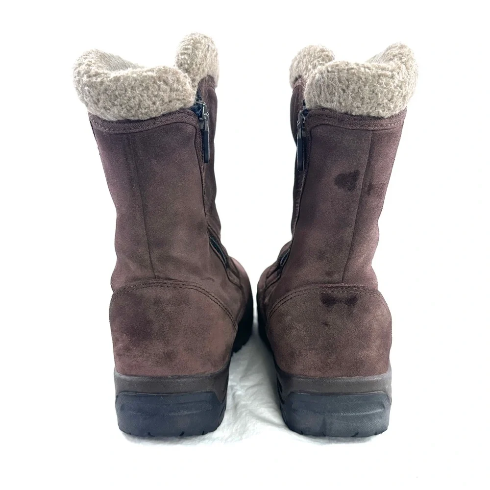 Sorel Buxton Men Size 8.5 Brown Suede Duck Boot Winter Waterproof NM1435204